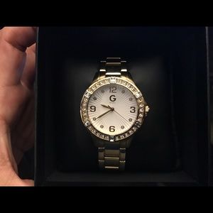 Gold-tone Glitz watch